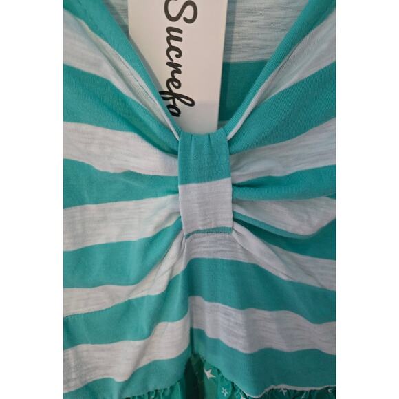 Sucrefas XXL New with Tags Striped Cityscape Fit and Flare Dress - Picture 4 of 11